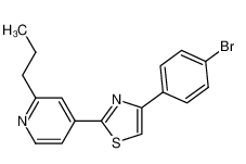 4-(4-(4-bromophenyl)thiazol-2-yl)-2-propylpyridine