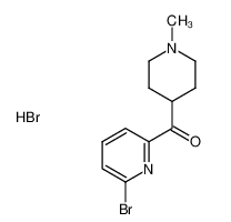 (6-bromopyridin-2-yl)(1-methylpiperidin-4-yl)methanone hydrobromide