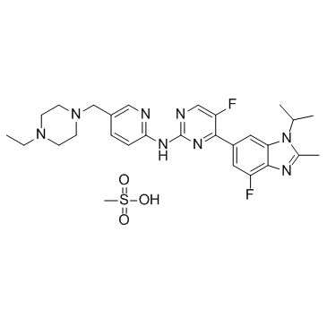 Abemaciclib methanesulfonate (LY2835219 methanesulfonate)