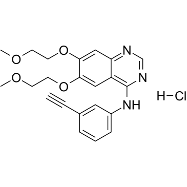 Erlotinib Hydrochloride (CP-358774 Hydrochloride; NSC 718781 Hydrochloride; OSI-774 Hydrochloride)