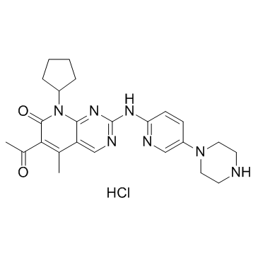 Palbociclib hydrochloride;PD 0332991 hydrochloride
