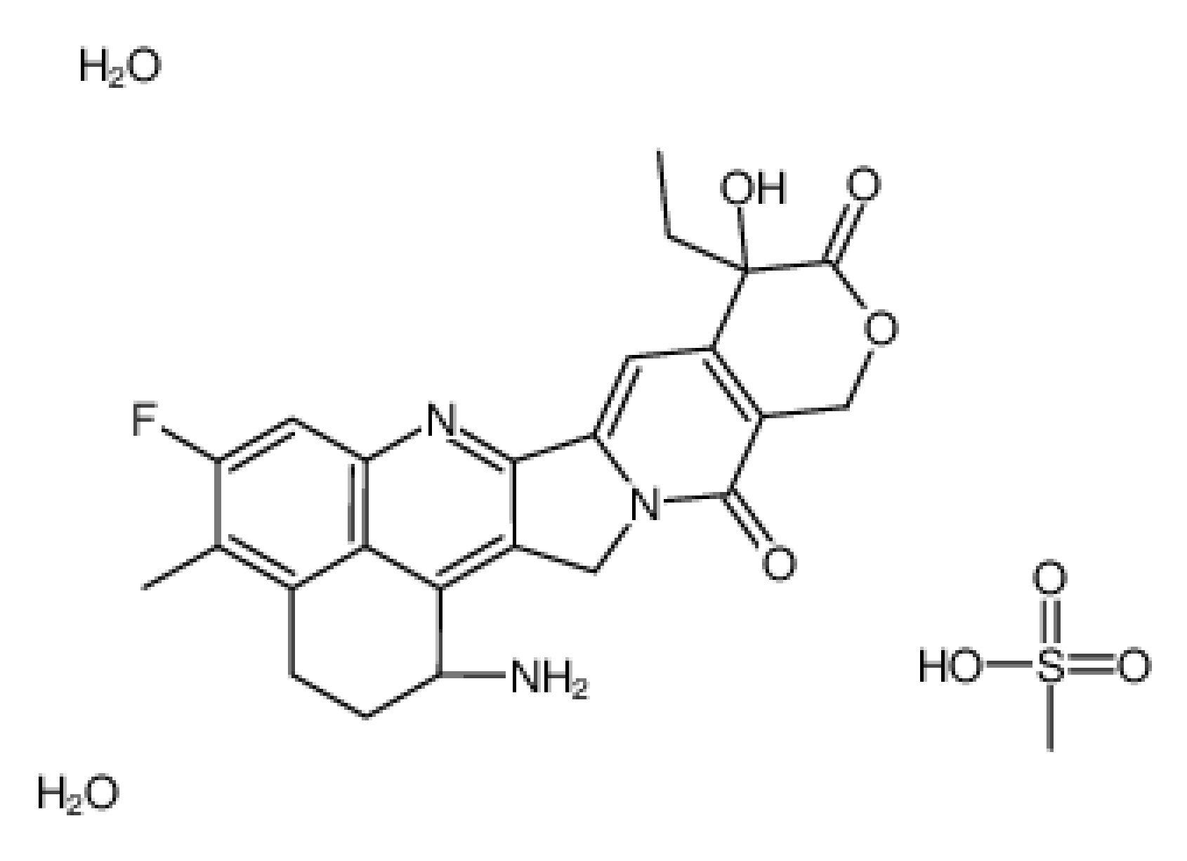 Exatecan mesylate hydrate