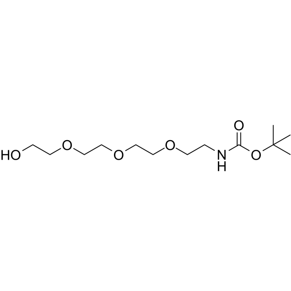 2-(2-(2-(2-羟基乙氧基)-乙氧基)乙氧基)氨基甲酸乙酯叔丁酯