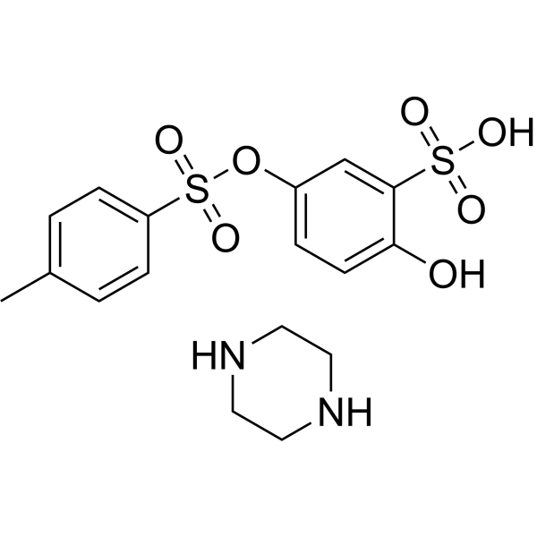 Sultosilic acid piperazine salt