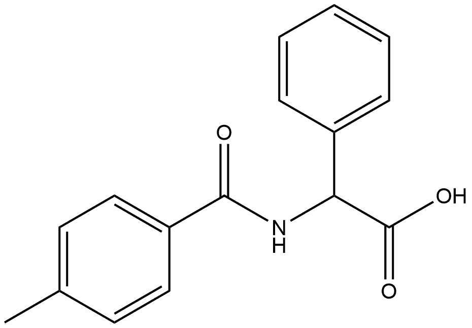 Benzeneacetic acid, α-[(4-methylbenzoyl)amino]-